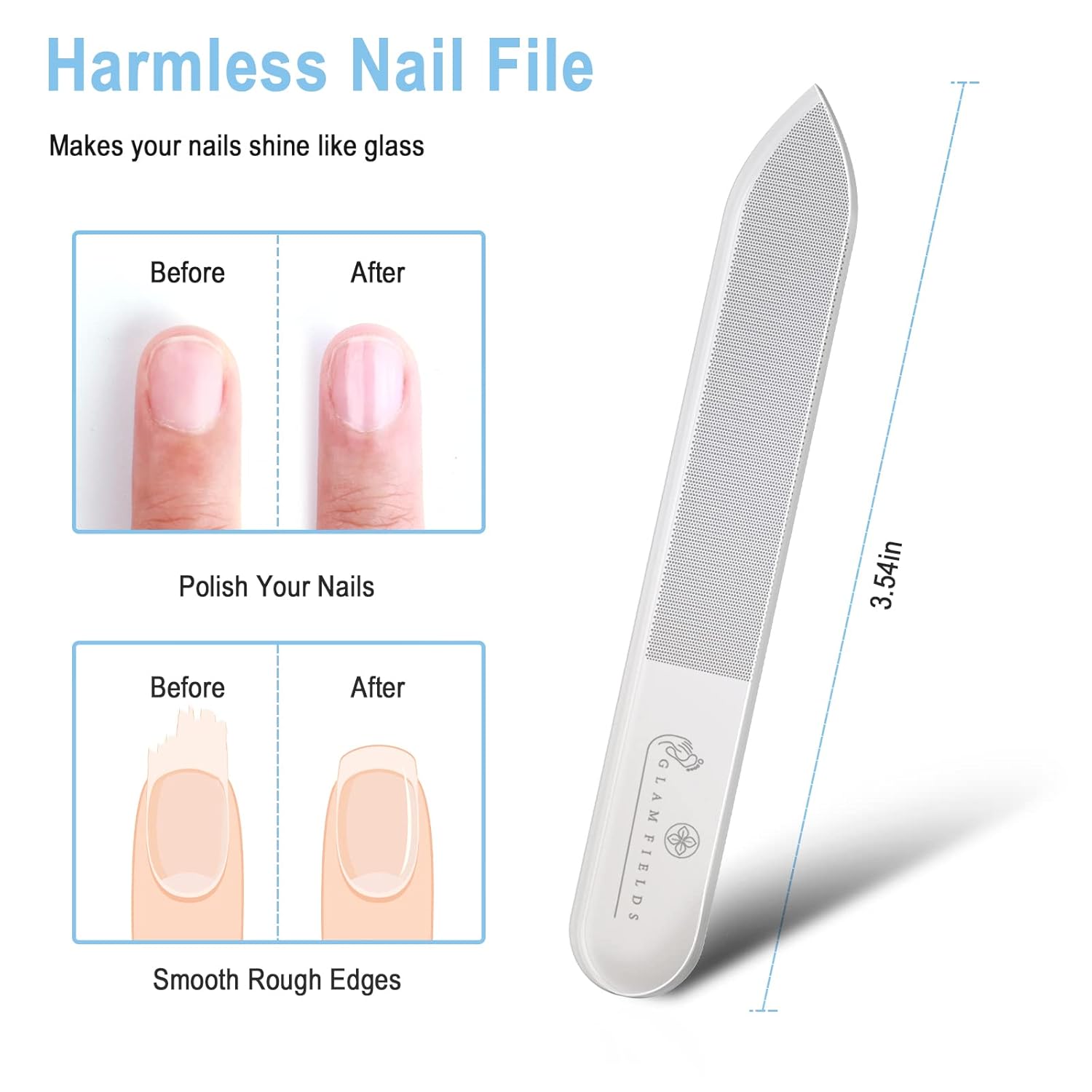 GLAMFIELDS Nail Clippers, 17mm Wide Jaw Opening Toenail Clippers for Seniors Thick Toenails/Ingrown Toenail Treatment, Heavy Duty Fingernail Clipper for Manicure, Pedicure, Men & Women Big(Silver) - Image 5