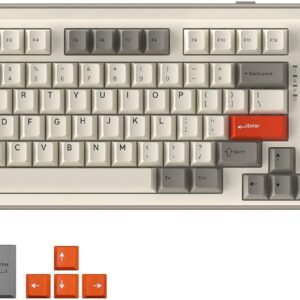 DAREU EK98pro Wireless Mechanical Keyboard,Tri-Mode BT/2.4GHz/USB-C Creamy Gaming Keyboard with Number Pad,Pre-lubed Linear Switches,Gasket Structure,Hot Swappable Custom,RGB Backlit for Win/Mac