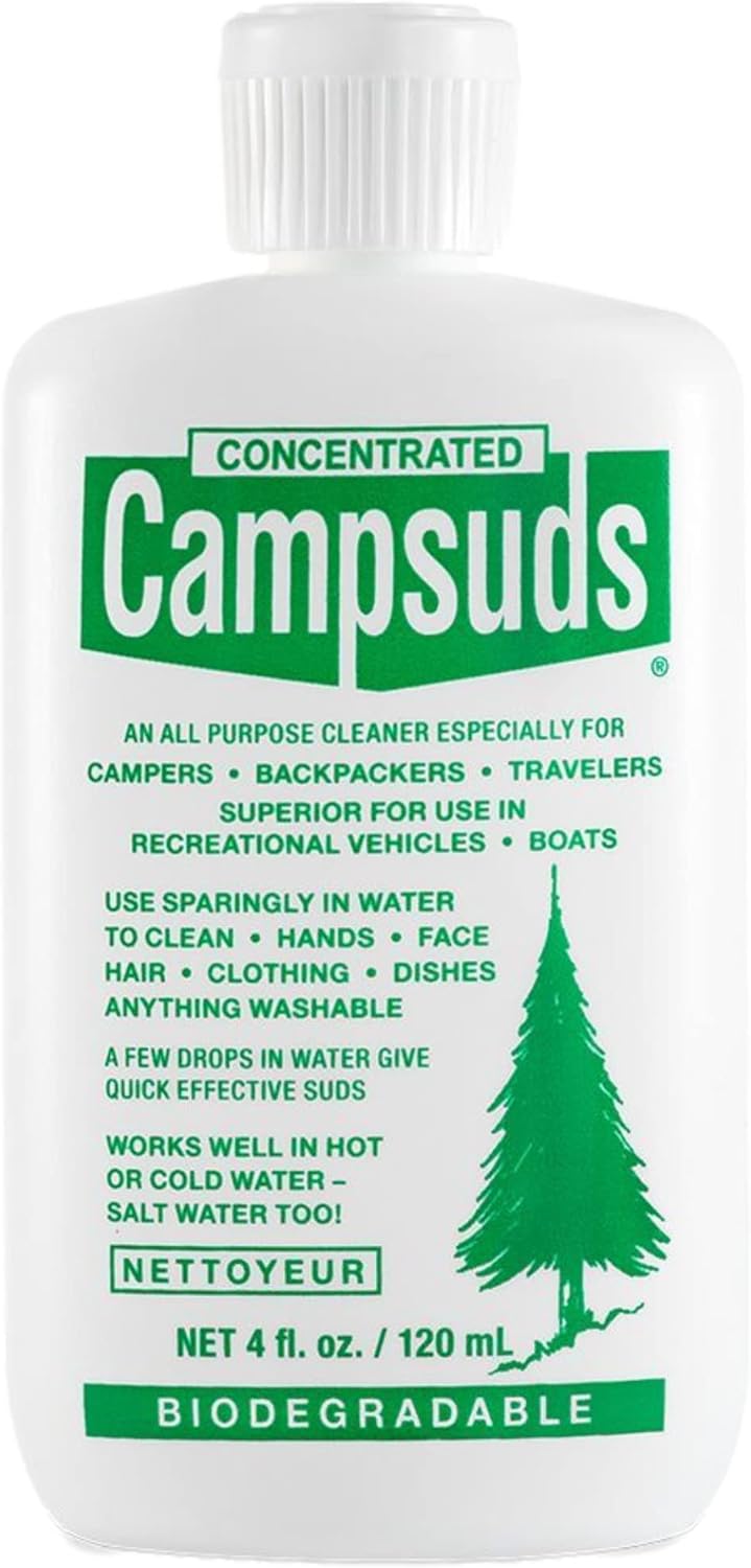 Sierra Dawn Outdoor Soap - Premium Biodegradable Camping & Backpacking Essential - All-Purpose Natural Soap for Dishes, Clothes & Personal Care - Trusted by Outdoor Enthusiasts, 4 Ounce
