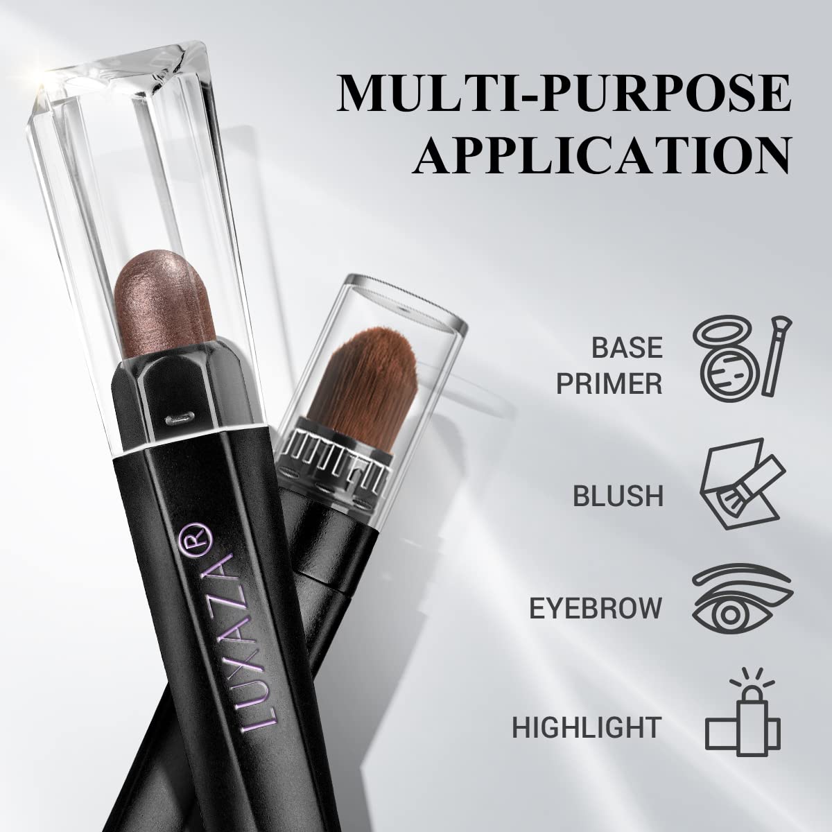 6PCS Cream Eyeshadow Stick Makeup Sets, Metallic And Matte Shimmer Eye Shadow Eye Brightener Stick Pencil Crayon, A02-Taupe Mauve - Image 6