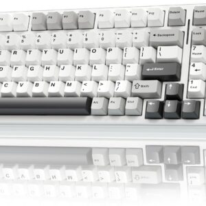 AULA F99 Wireless Mechanical Keyboard,Tri-Mode BT5.0/2.4GHz/USB-C Hot Swappable Custom Keyboard,Pre-lubed Linear Switches,RGB Backlit Computer Gaming Keyboards for PC/Tablet/PS/Xbox
