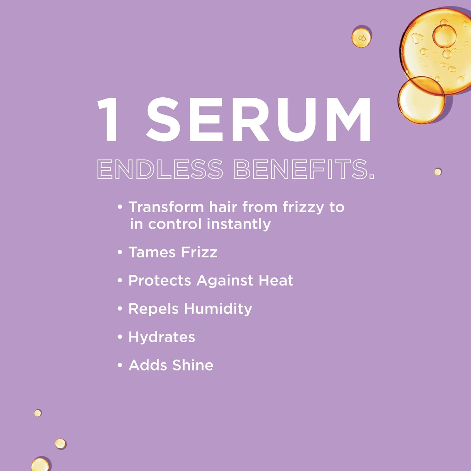 John Frieda Frizz Ease Original Hair Serum, Protecting Against Frizz, Heat, and Humidity While Adding Shine, Smooths Strands and Hydrates Parched Hair with Argan, Coconut, and Moringa Oil, 1.69 Oz - Image 3