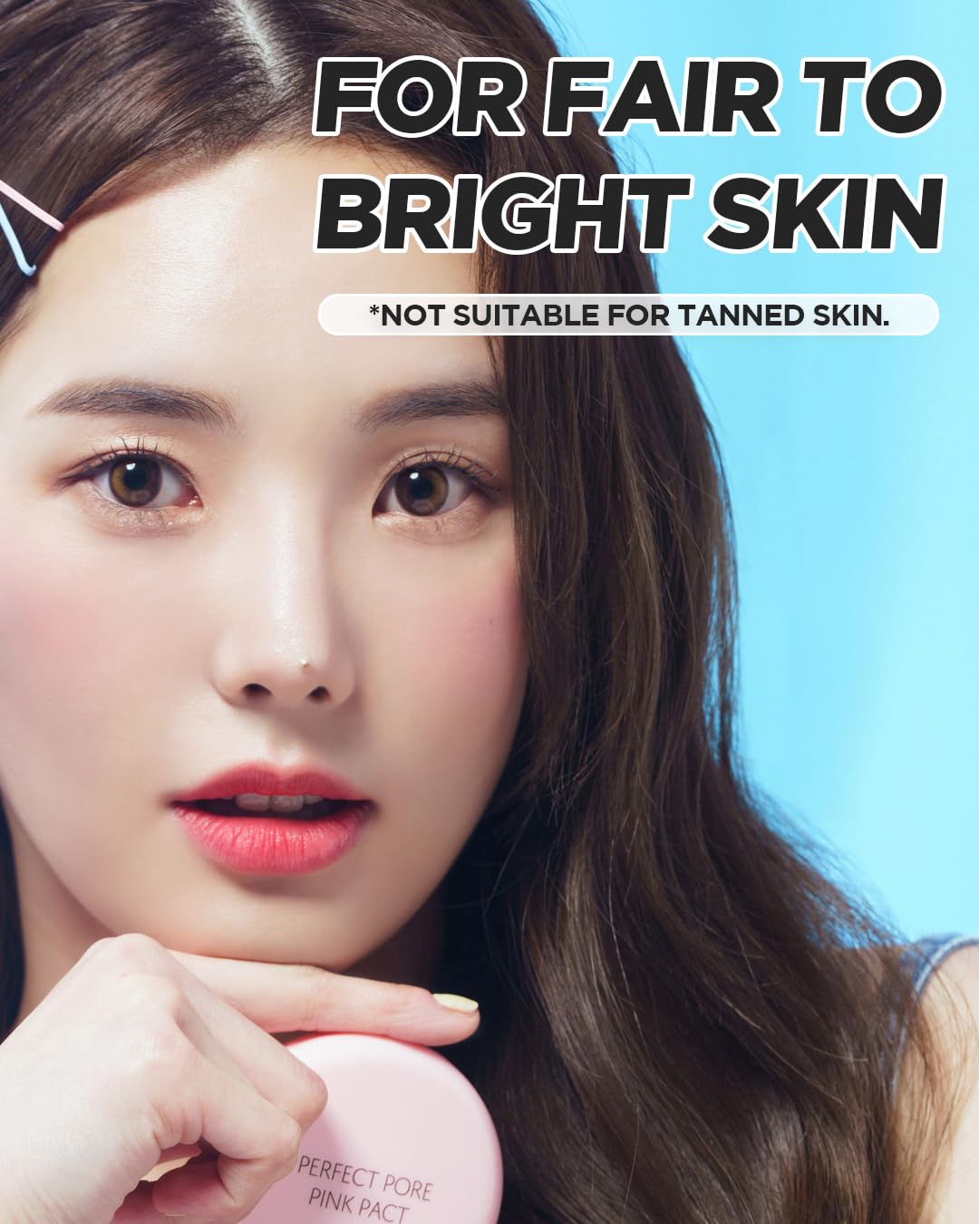 THESAEM Saemmul Perfect Pore Pink Pact - Makeup Finishing Pressed Powder for Sebum Control and Pore Minimization, Soothes Sensitive Skin with Calamine, Setting Powder, Clumps Free 12g - Image 2