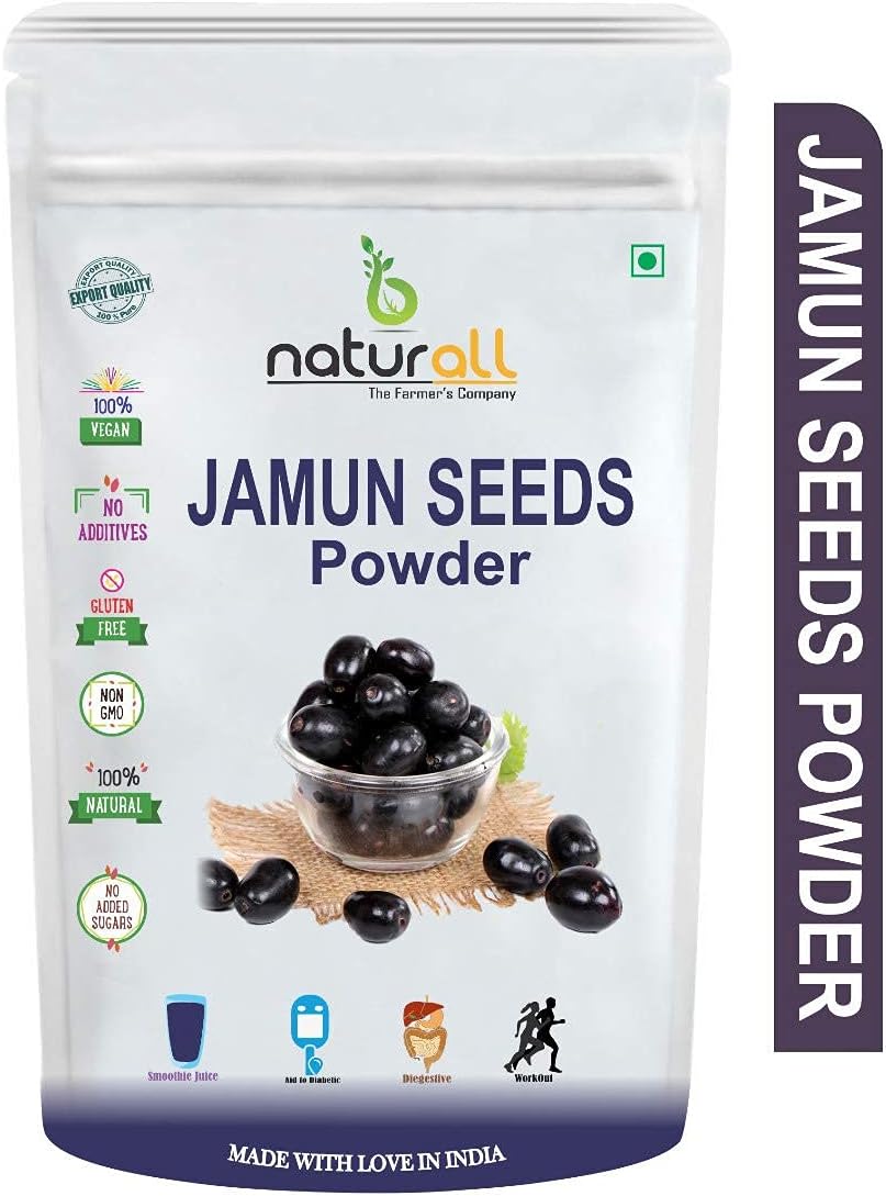 Jamun Seeds Powder for Diabetes | Sugar Balance - 100 GM by B Naturall