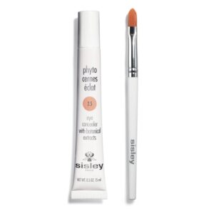 Sisley Paris Phyto-Cernes Eclat, No. 2.5 - 15 mL - Eye Concealer - Tinted Anti-Dark Circles Product - Instantly Masks Dark Circles & Targets Puffiness - Natural, Long-Wear Finish - Includes Brush