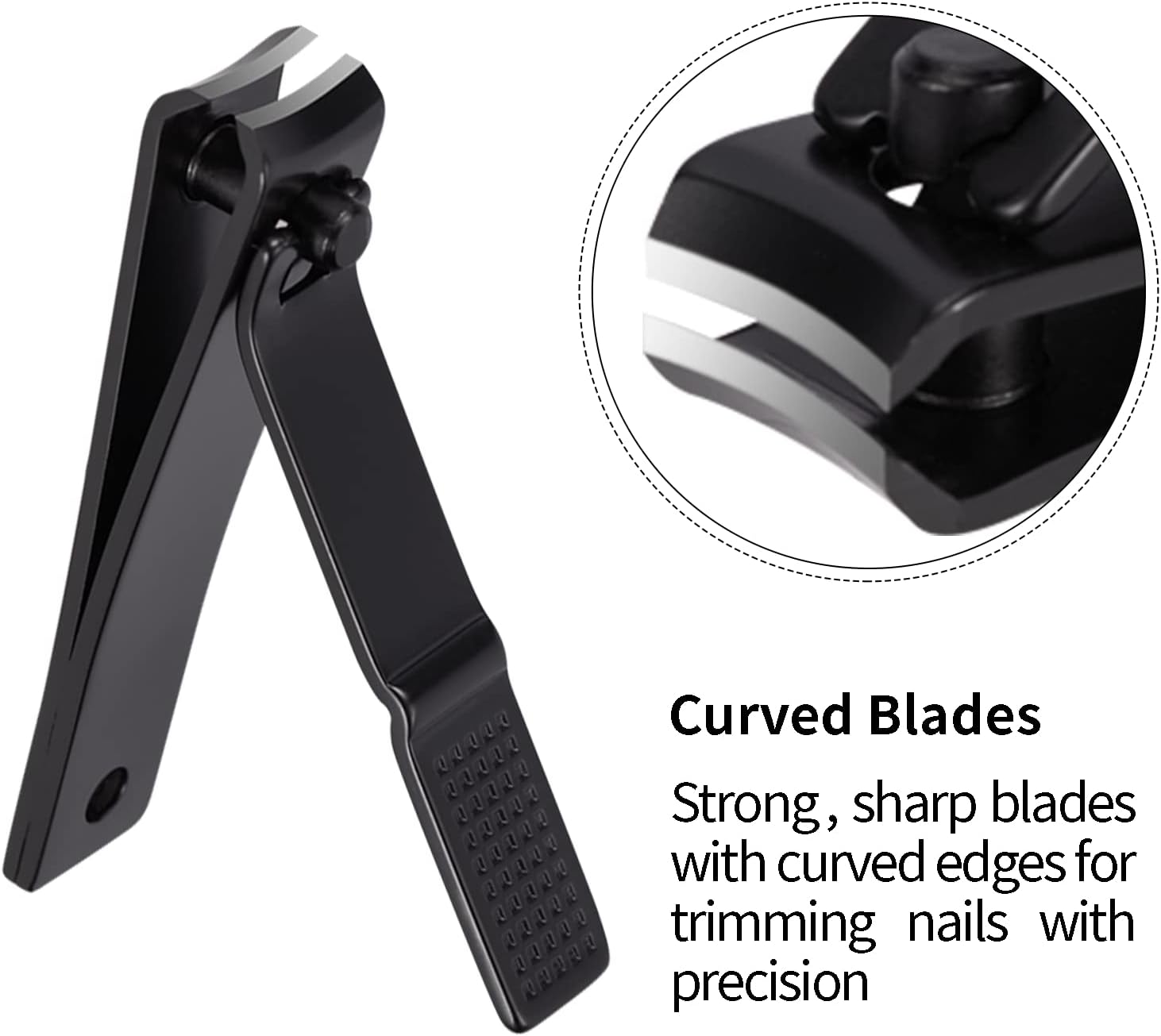 FIXBODY Nail Clipper Set, Ultra Sharp Fingernail Clipper & Toenails Clippers, Nail Cutter and Nail File for Women, Nail Clipper for Men - Image 7