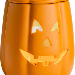 Candle Warmers Etc. Illumination Fragrance Warmer- Light-Up Warmer for Warming Scented Candle Wax Melts and Tarts or to Freshen Room, Jack O'Lantern