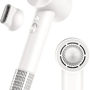 Hair Dryer, Negative Ionic Hair Dryer, High-Speed Blow Dryer with 110, 000 RPM Brushless Motor, Fast Drying Lightweight Travel Hairdryer, Low Noise Home Hair Dryer with Smooth Nozzle