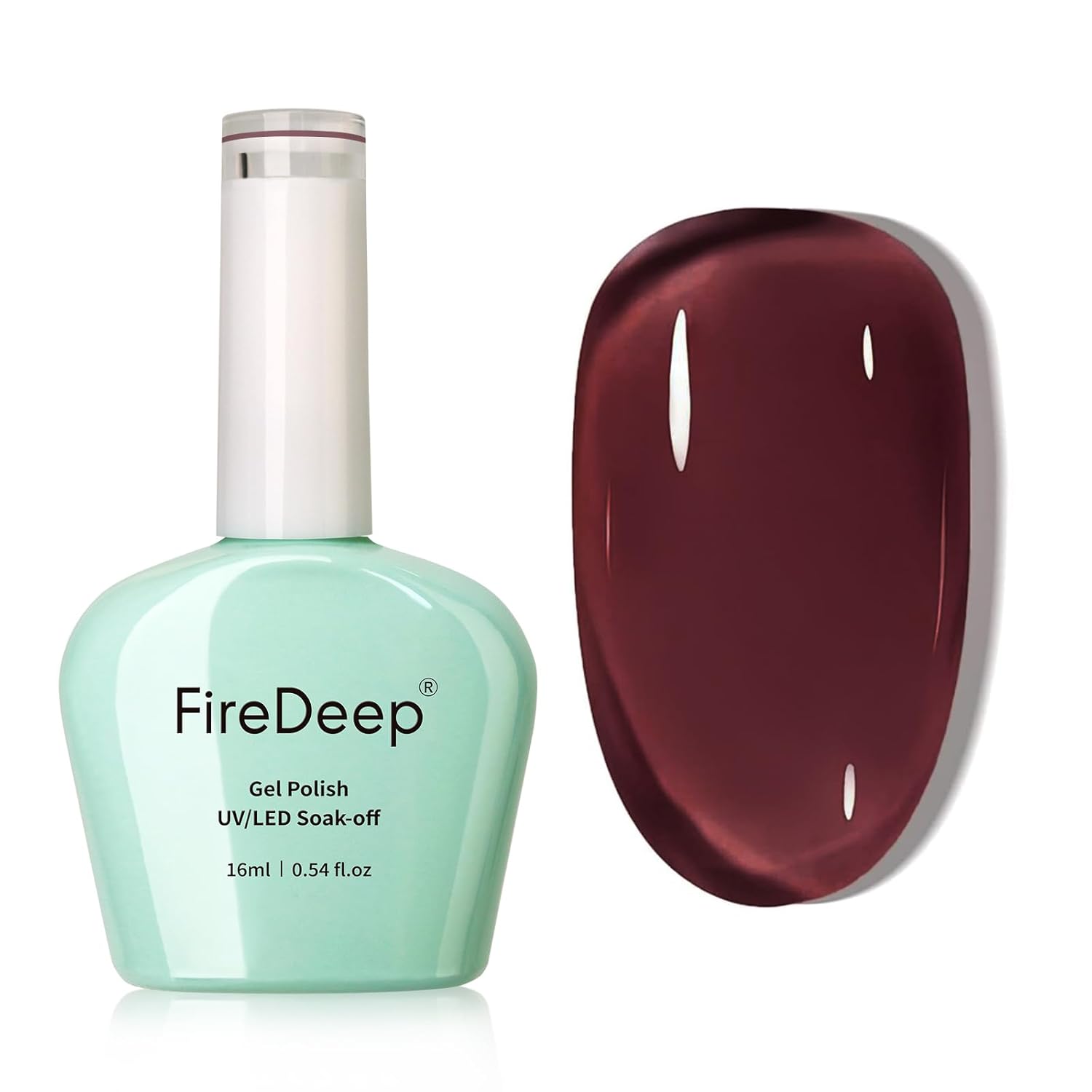 Grape Red Gel Nail Polish 16ML Jelly Red Brown Color UV/LED Soak Off Neutral Gel Polish for Winter Spring 1Pcs - Image 8