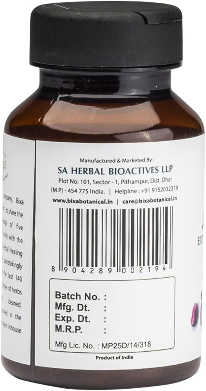 bixa BOTANICAL Jamun Extract Capsule (Black Plum) (Eugenia Jambolana) | Herbal Supplement | Supports Proper Digestion (60 Count (Pack of 1)) - Image 3