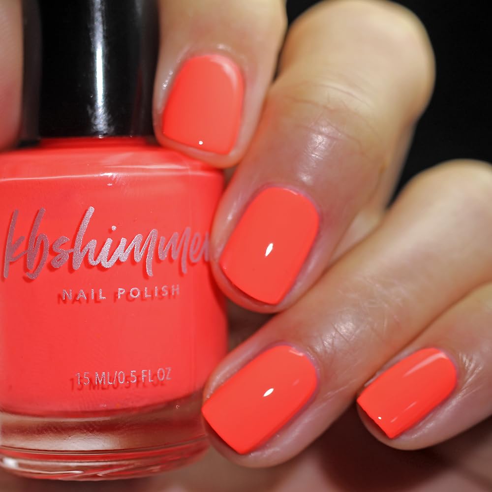KBShimmer Totally Outrageous Neon Crème Nail Polish 0.5 oz Full Sized Bottle - Image 6