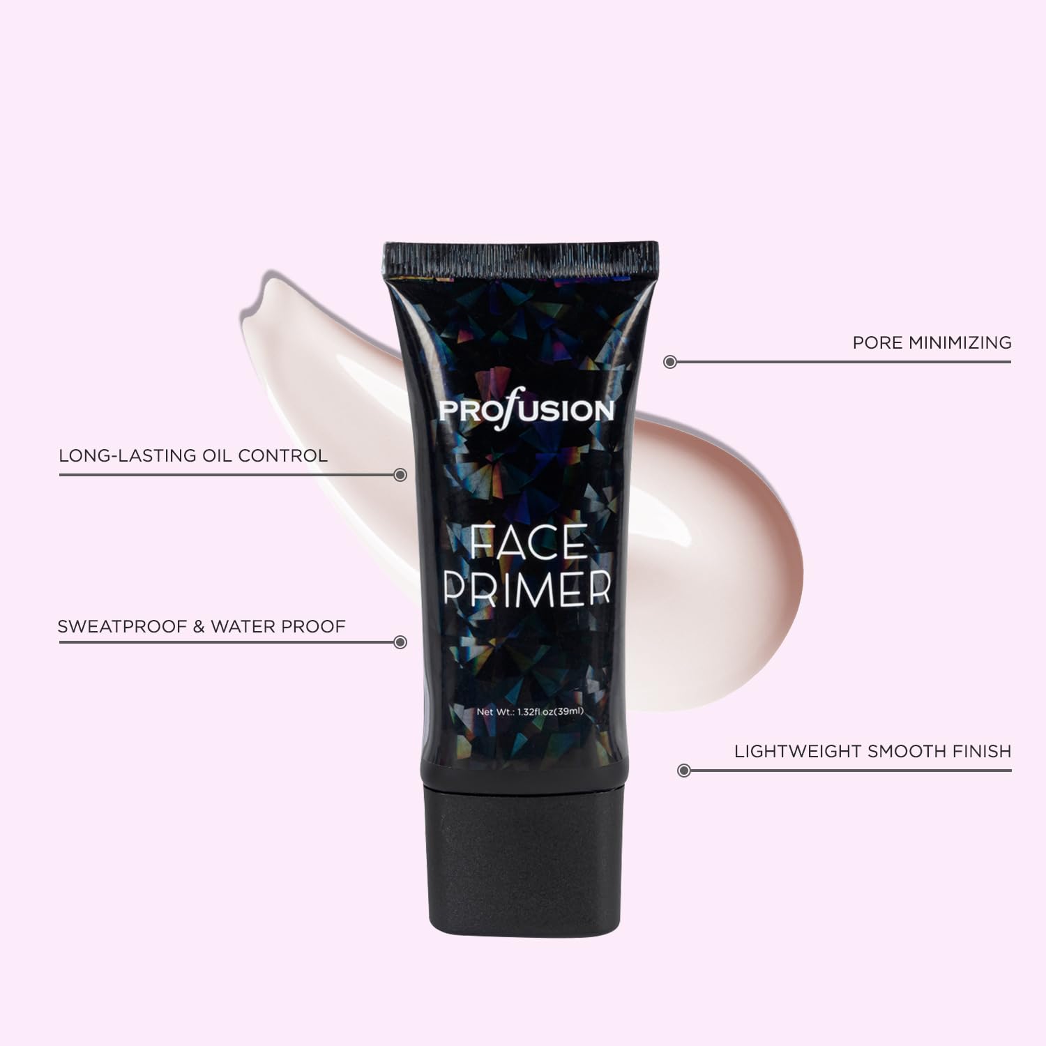 Profusion Cosmetics Prime to Prep 2PC Eye and Face Primer Holiday Glam Essentials for Stunning Looks, Get Eye Catching Elegant and Flawless Looks With Premium Beauty Tool - Image 5