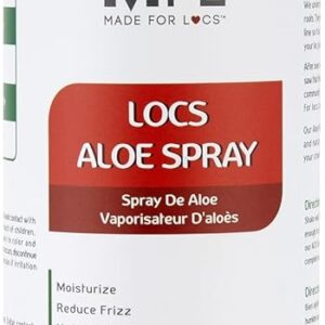 Made For Locs Vegan Aloe Refresher Spray | Hydrating Moisturizer for Locs & Dreadlocks, Natural Hair Care | Nourishing Locs Spray with Aloe Vera, 8 oz