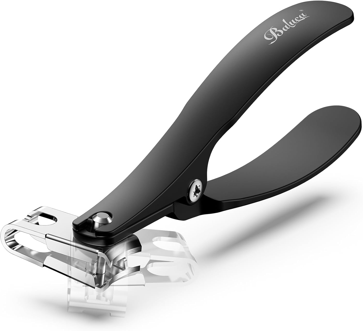 BALUCA 360ยฐ Rotating Jaw Toenail Clippers for Thick Nails for Seniors - Comfortable Grip Handle Fingernail Clippers, Upgraded Design Nail Cutters Trimmer for Men and Women