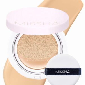MISSHA Magic Cushion Foundation No.23 Natural Beige for light with neutral skin tone - Flawless Coverage, Dewy Finish, Easy Application for All Skin Types