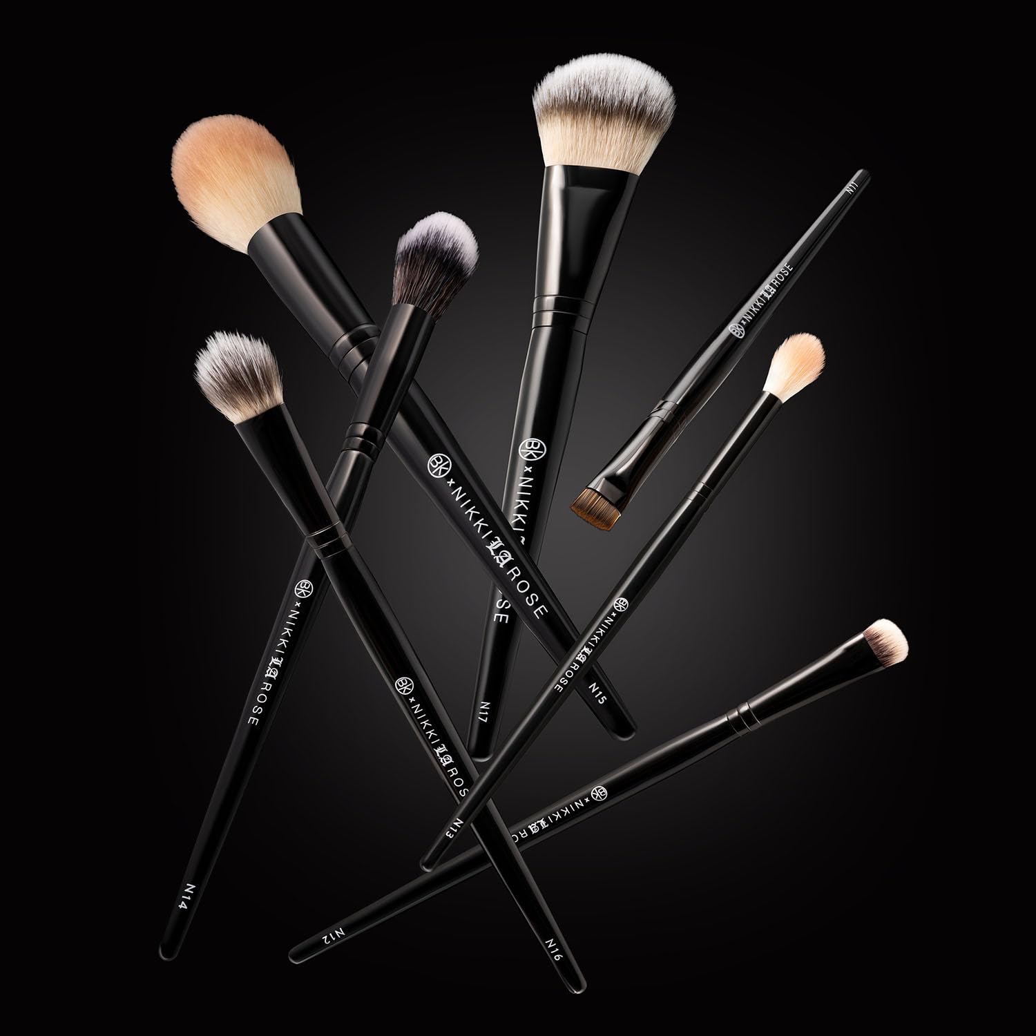 BK BEAUTY - Nikki La Rose Pro Artist Makeup Brush Set (7PC) - Image 7