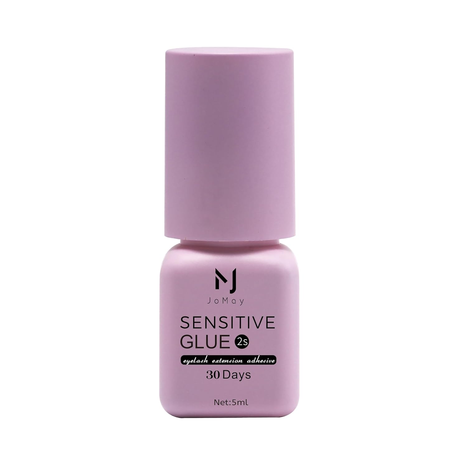 Sensitive Adhesive Eyelash Extension Glue 0.17fl.oz/5ml/2 Sec Drying Time/4-5 Weeks Retention/Hypoallergenic Black Individual Lash Adhesive/Professional Waterproof Lash Glue for Sensitive Eyes