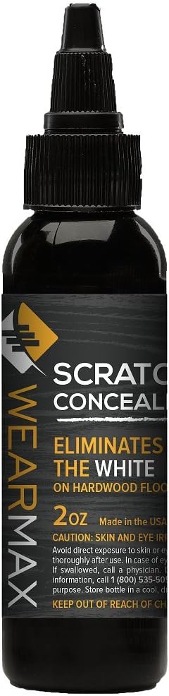 WearMax® Hardwood Flooring Scratch Repair Touch up & Remover for Eliminating White Lines from Wood Floors, Clear