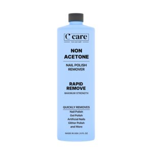 Gentle Touch Non-Acetone Nail Polish Remover | Nourishing Formula | Professional Quality | Rapid Remove | Non-Drying | 8 Fl oz