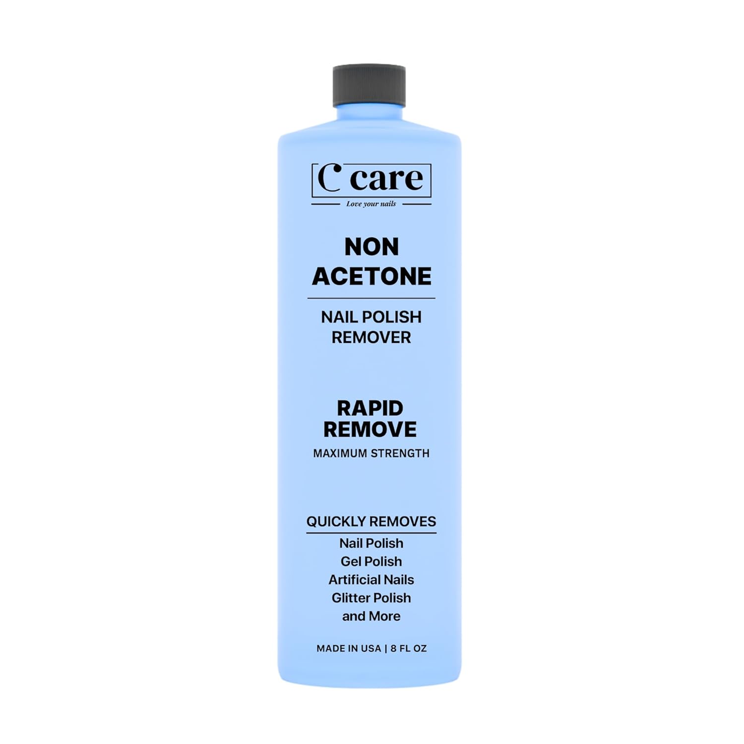 Gentle Touch Non-Acetone Nail Polish Remover | Nourishing Formula | Professional Quality | Rapid Remove | Non-Drying | 8 Fl oz