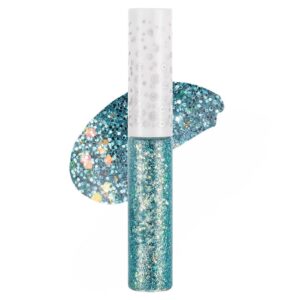 Liquid Glitter Eyeshadow & Eyeliner - Metallic Glitter Shimmer Eye Looks, Waterproof, Long Lasting & Quick-Drying Sparkling Eye Shadow Makeup - Euphoria Makeup 06