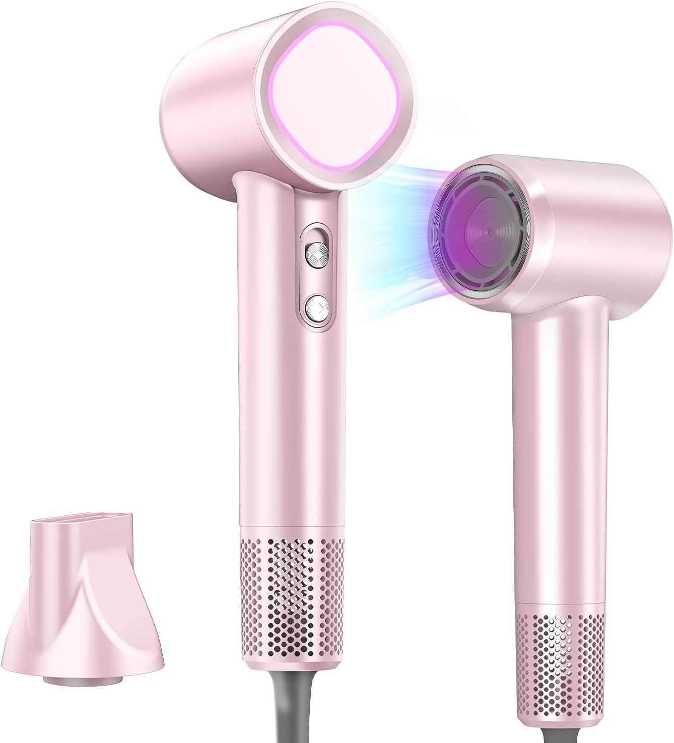 Hair Dryer Ionic, 110,000 RPM Hair Dryers for Women with Ceramic Technology Nozzle for Fast Drying, High Speed Blow Dryer 3-Speed Thermo Control Professional, Low Noise Design for Home Travel Salon
