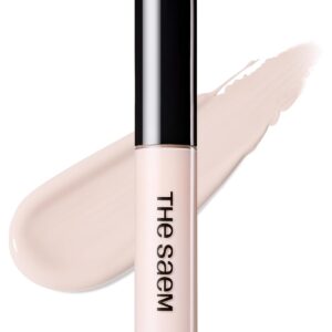 THESAEM Cover Perfection Tip Concealer - Radiant Highlighter, Corrects & Brightens, Discoloration & Dark Circles, Bright Pink, 0.2 fl.oz. (#Brightener)