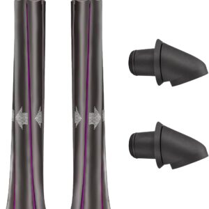 1 Pair 20mm/0.78 inch Long Hair Curling Barrels + 2 Upgraded Adapter Attachments for Dyson Supersonic Hair Dryer HD01 HD02 HD03 HD07 HD08, Hair Tool Accessories for Multiple Hair Styles