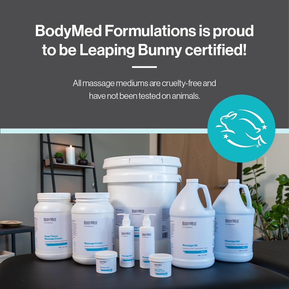 BodyMed Formulations Deep Tissue Massage Cream, 4 oz. – Fragrance-Free, All-Natural Lotion for Massage Therapy – Leaping Bunny Certified – with Arnica Extract & Jojoba – Non-Staining, & Paraben Free - Image 2