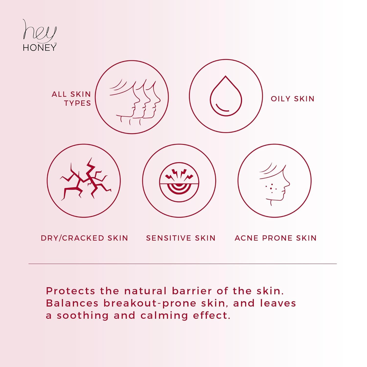 Hey Honey Tone It Up Facial Toner with Propolis Echinacea & Niacinamide | Soothes Skin Redness Hydrates & Restores Skin Barrier | Alcohol-Free Toner for Sensitive & Rosacea-Prone Skin | 5.0 oz - Image 7