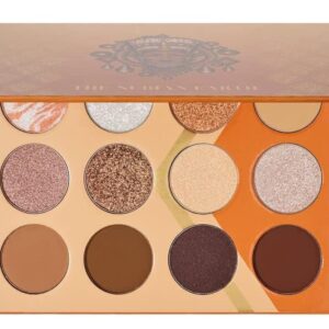 Juvia's Place Nubian Earth Palette - Browns, and Tans - Matte and Shimmer Pressed Pigments - Flattering for All Skin Tones - Shine Brown, White, Brown Palette