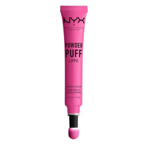 NYX PROFESSIONAL MAKEUP Powder Puff Lippie Lip Cream, Liquid Lipstick - Bby (Fuchsia)