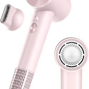 Hair Dryer, Negative Ionic Hair Dryers, High-Speed Blow Dryer with 110, 000 RPM Brushless Motor, Fast Drying Lightweight Travel Hairdryer, Low Noise Home Hair Dryer with Smooth Nozzle