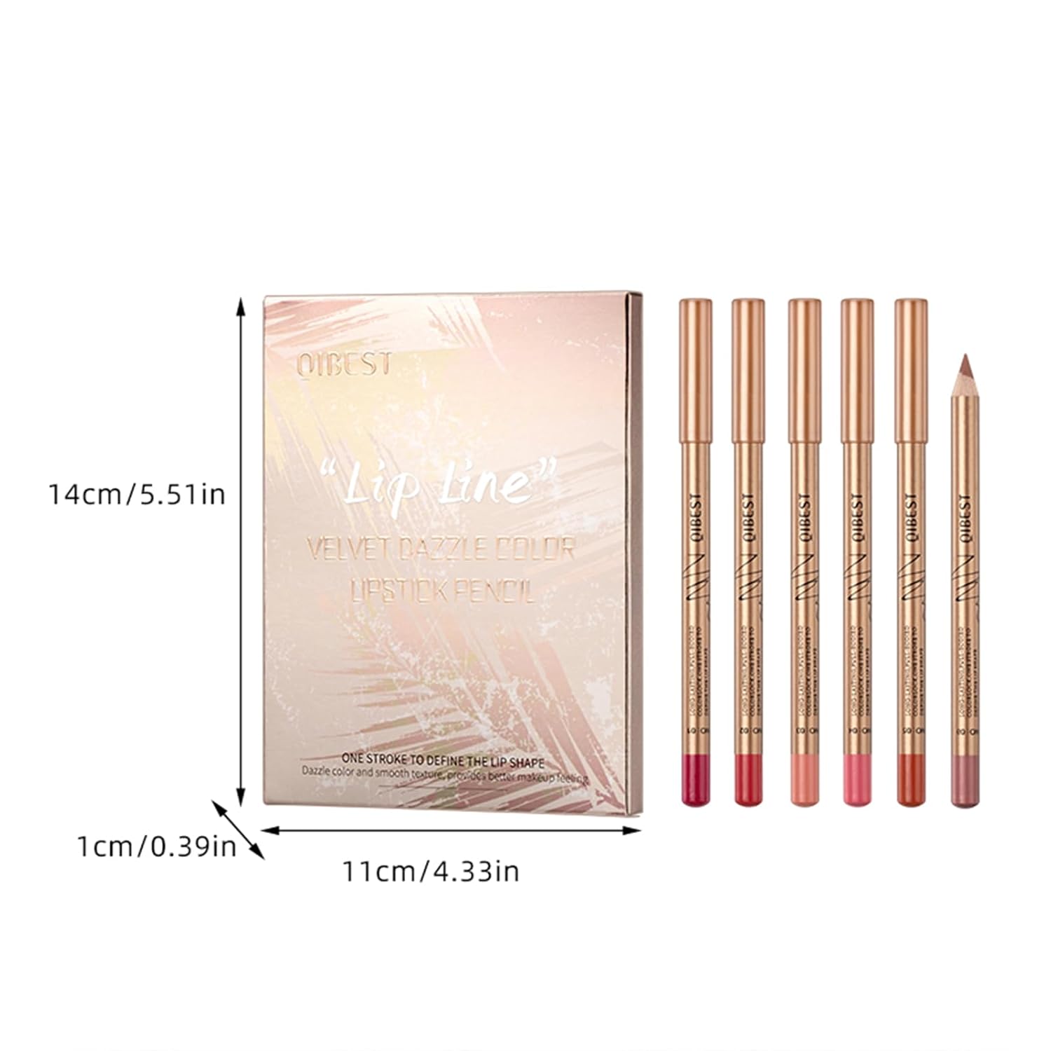 12PCS Matte Lip Liner Set,Waterproof Lipstick Liner Slim,High Pigmented Creamy Lipliners Pencil,Non-fading Long Lasting Lip Liner Pencil for Women - Image 8