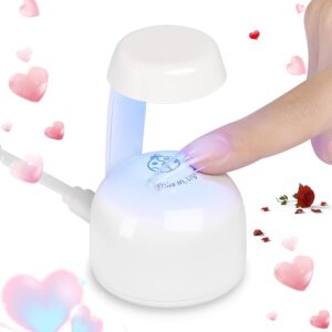 Beetles Mini Uv Light for Gel Nails Flash Curing Innovative with Smart Sensor for Easy and Fast Extension System, Portable Manicure Uv Led Light for Gel Nail Polish Diy