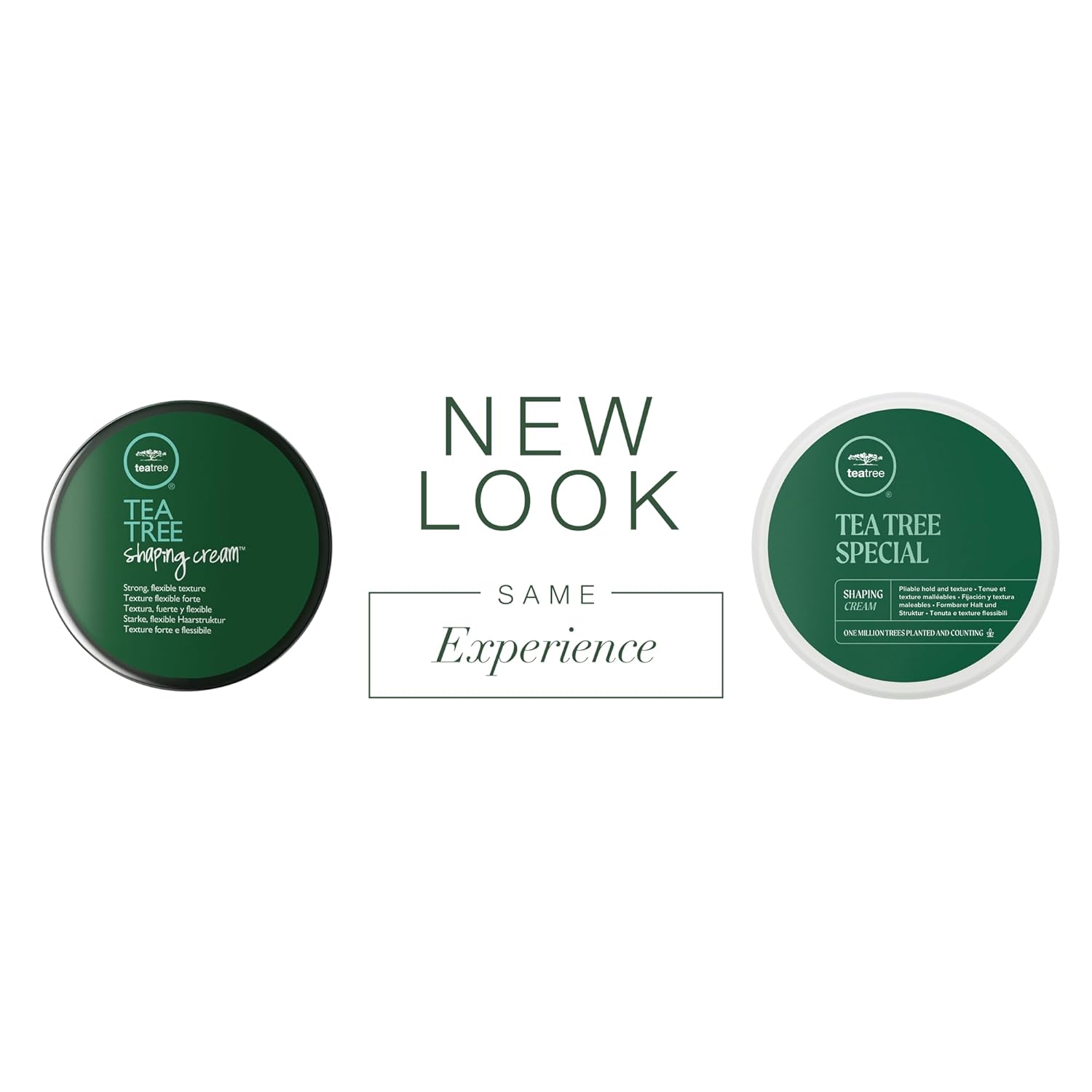 Tea Tree Shaping Cream, Hair Styling Cream, Long-Lasting Hold, Matte Finish, For All Hair Types - Image 2