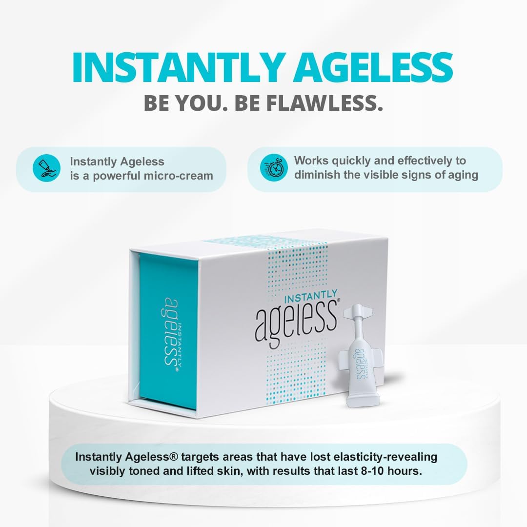 Instantly Ageless - Instant Face Lift Cream - Skin Care for Anti Aging face cream - Wrinkle Tightener - Instant Under Eye Bags Remover - Facelift in a Box of 25 Vials - Image 2