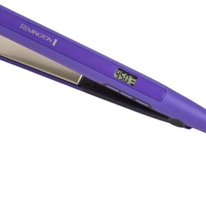 Remington 1" Flat Iron, Hair Straightener with Anti-Static Technology, 30-Second Heat Up & 60 Minute Auto Shut-Off, 30% Longer Ceramic Floating Plates, Titanium + Ceramic Coating