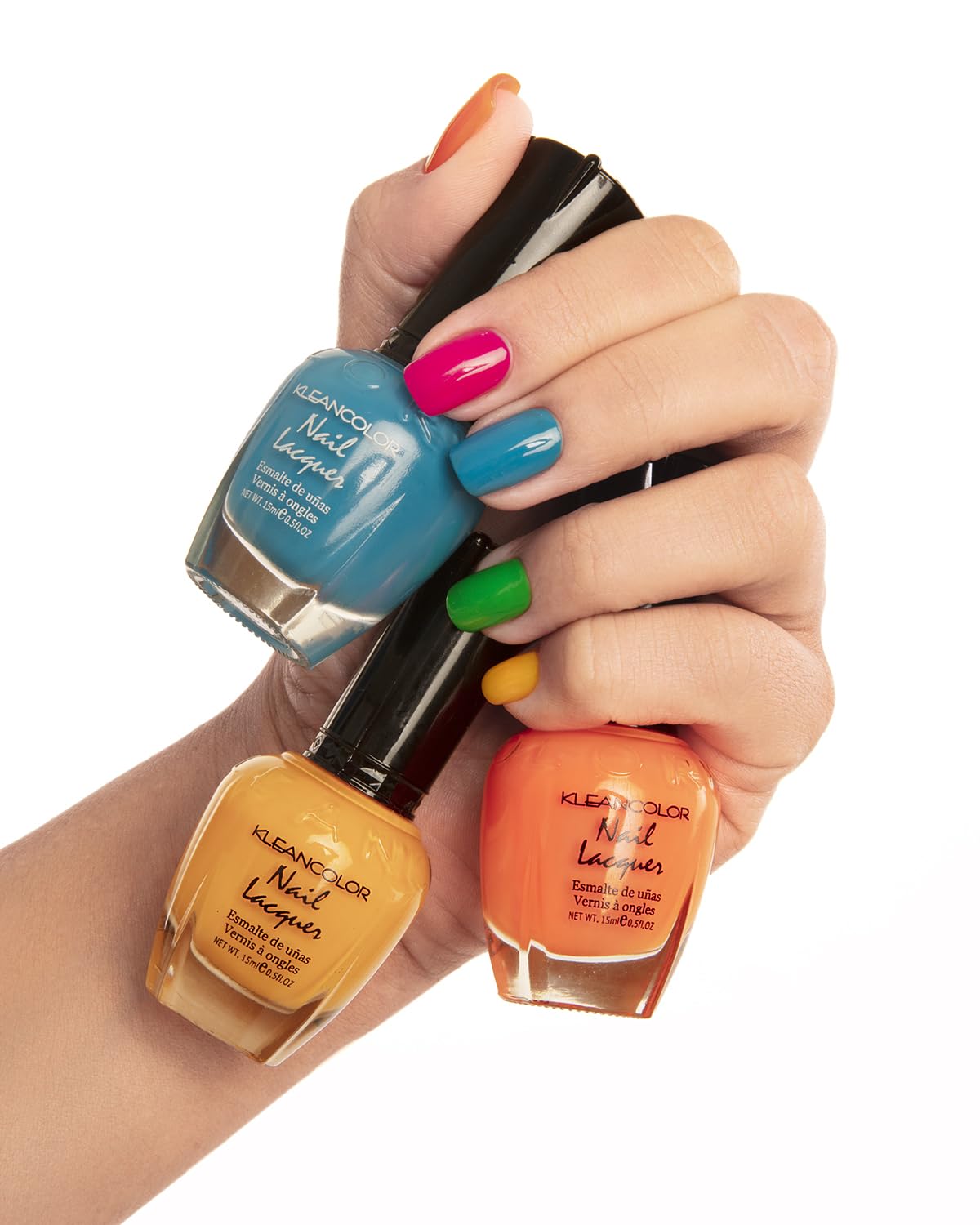 Kleancolor NEON COLORS 12 FULL COLLECTION SET NAIL POLISH LACQUER - Image 2