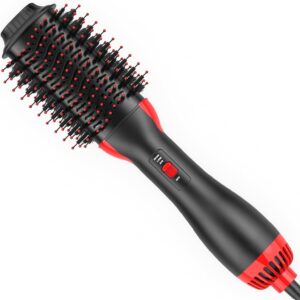Hair Dryer Brush Blow Dryer Brush in One - One-Step Volumizer Hairdryer Styler and Hot Air Brush - Professional Salon Blowout Brush 60 mm Oval Barrel