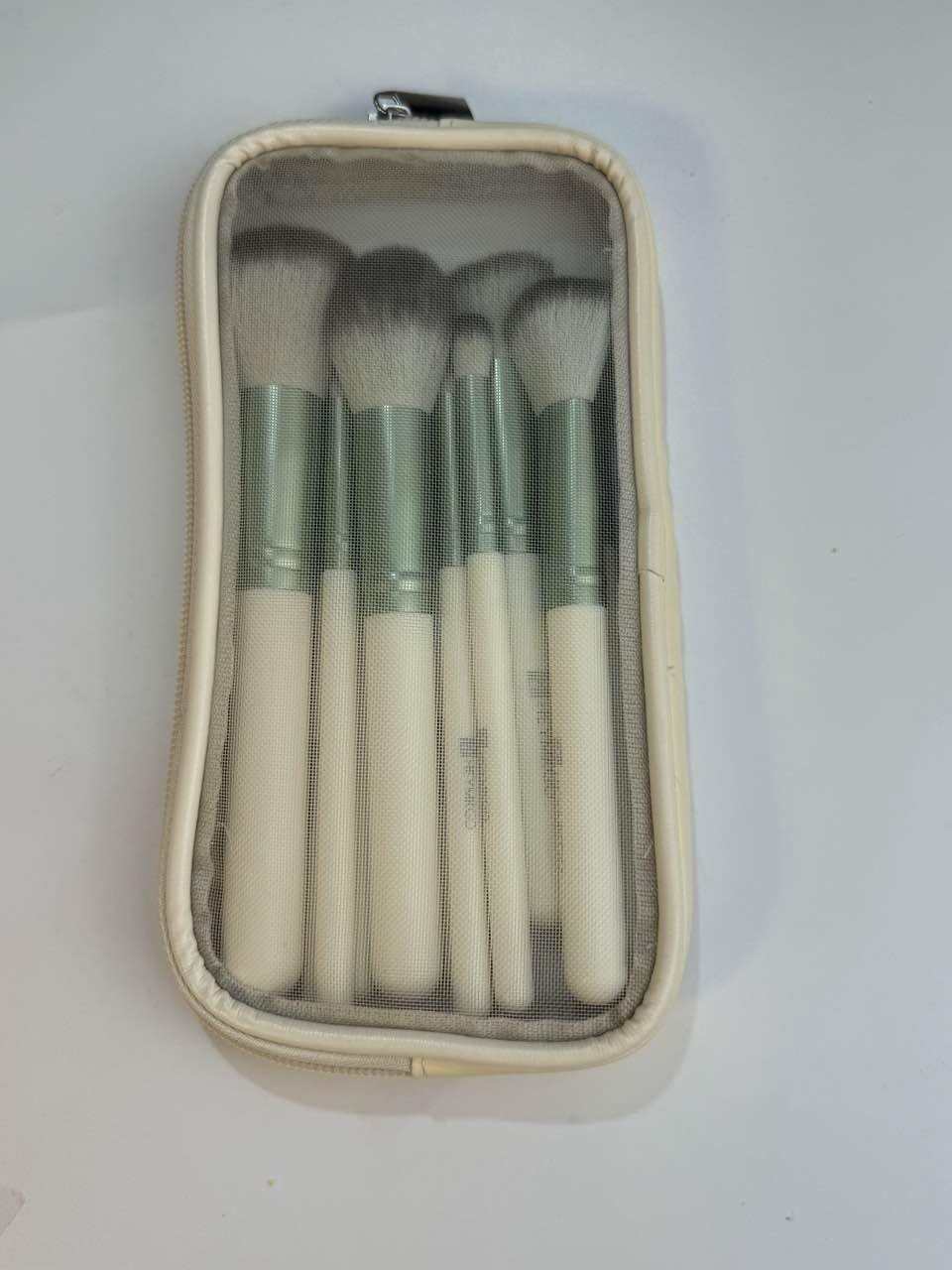 HEYMKGO Makeup Brushes, 12 Pcs Professional Makeup Brush Set Premium Synthetic Foundation Powder Blush Concealer Blending Eyeshadow Lip Eyebrow Make Up Brushes Kit with Travel Bag - Image 8