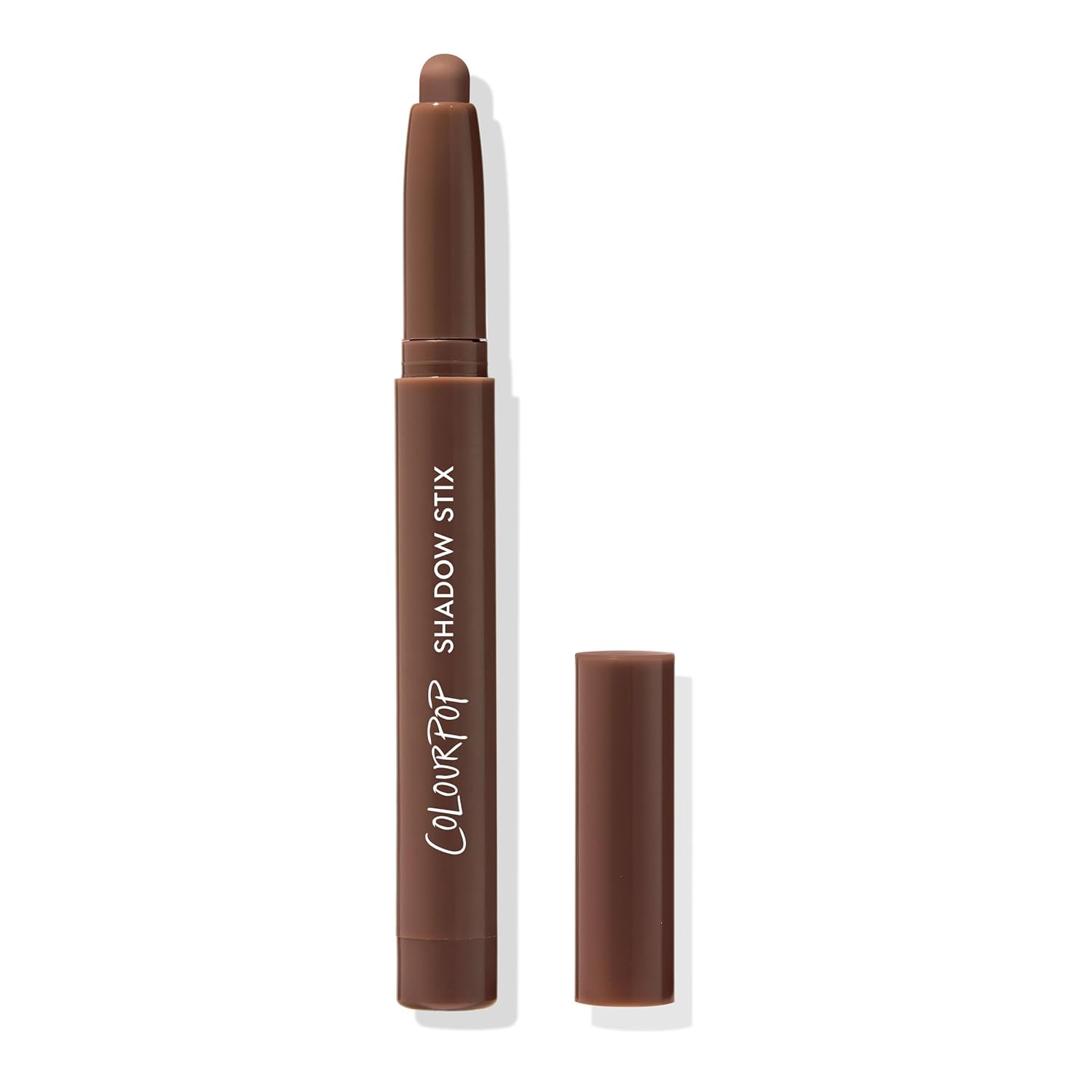 ColourPop Shadow Stix - Cream Eyeshadow Stick with Long-Lasting Color - Multi-Use Cream Makeup with a Built-In Sharpener & Precise Tip for Easy Application - Walnut Ave (0.05 oz)