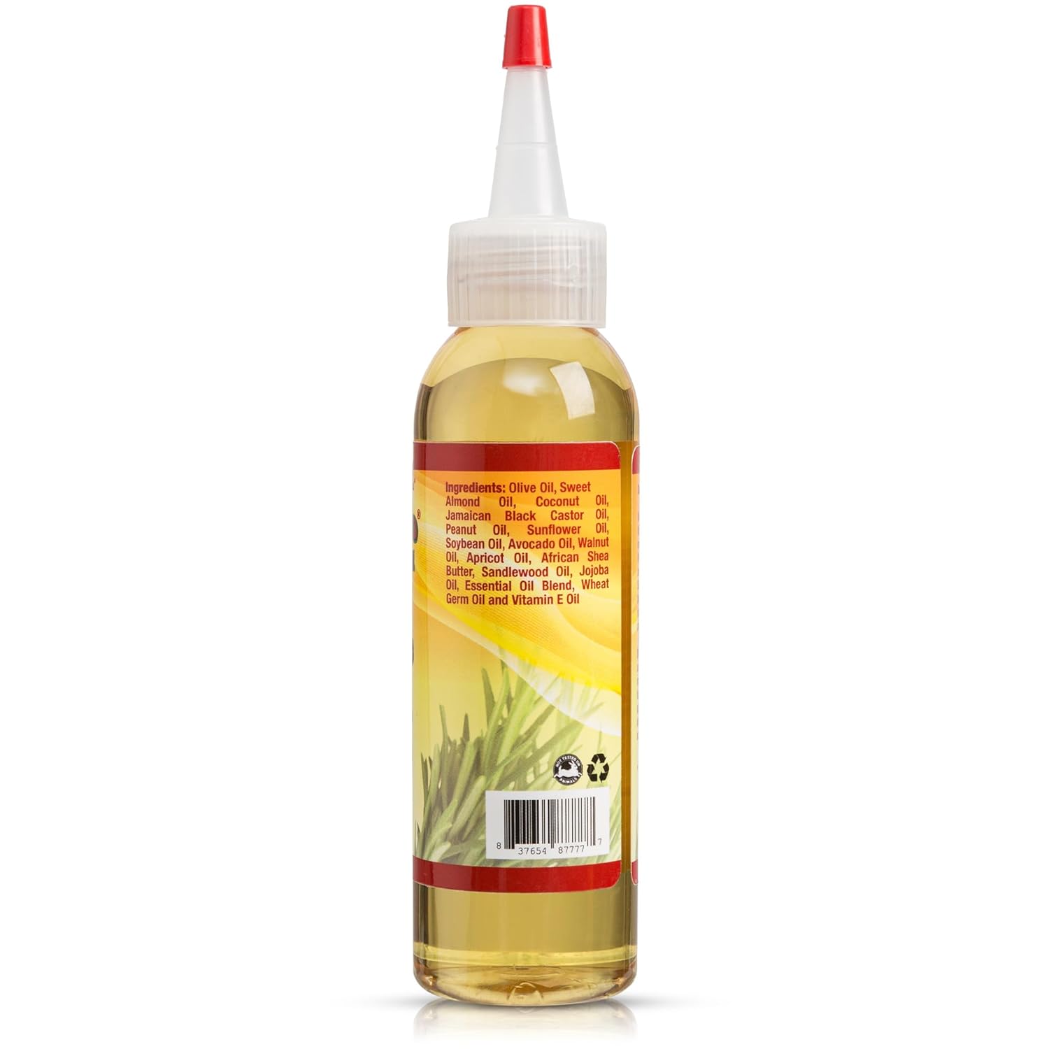SuperGro Hair & Scalp Oil for Moisturizing, Strengthening, Nourishing, Shinning - Black Castor Light Serum Blend for Dry Scalp and Growth - For Women & Men - Grow, Care Oil 4 oz - Image 2
