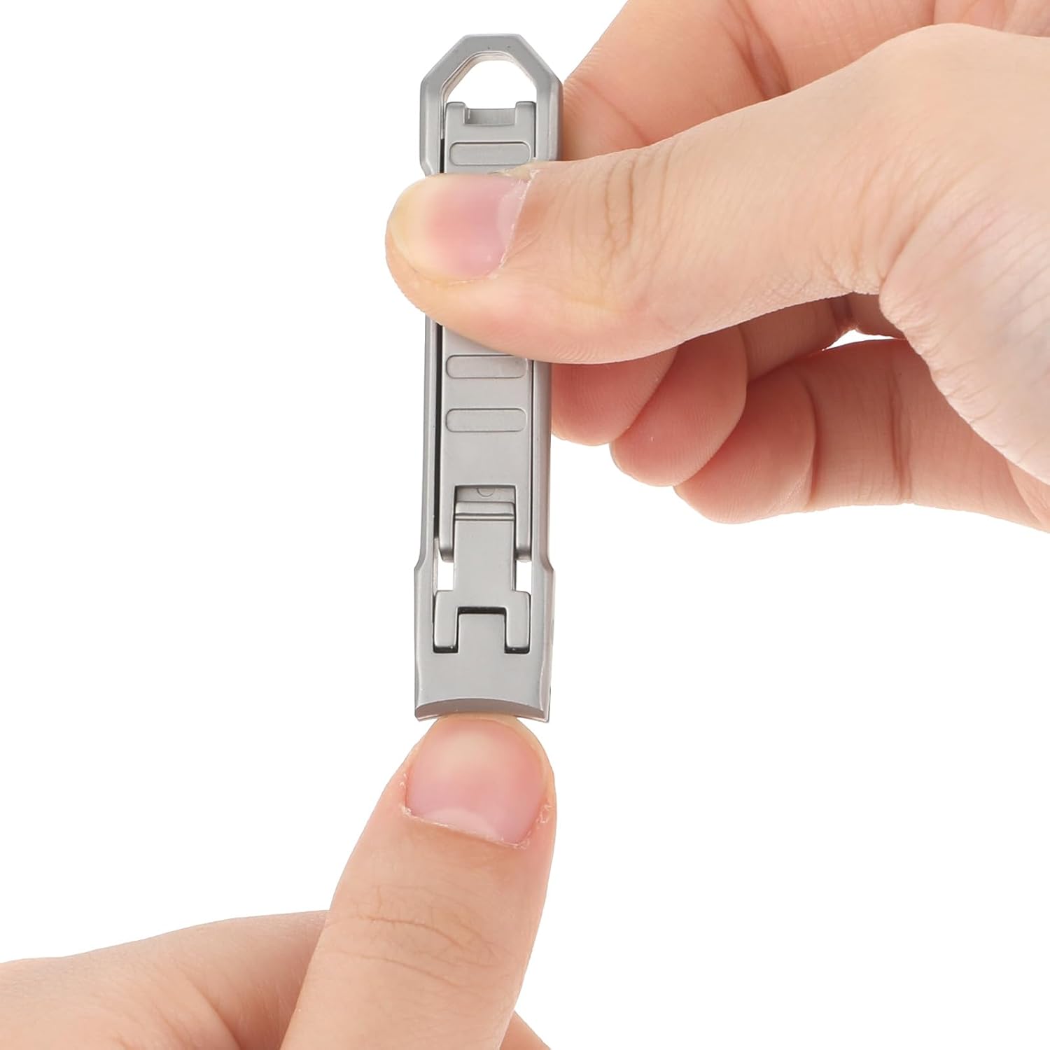 Nail Clippers Ultra Thin Wide Natural Finger Fingernail Clipper Mini Travel Folding Toenail Nail Trimmer Stainless Steel Portable Curved Nail Cutter with Glass File Keychain for Men Women Adult - Image 4