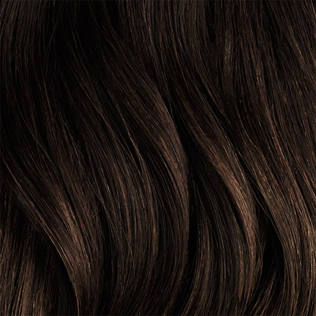 Luxy 100% Remy Human Hair Extensions 12 Inch Mocha Brown Balayage 50g - Image 2