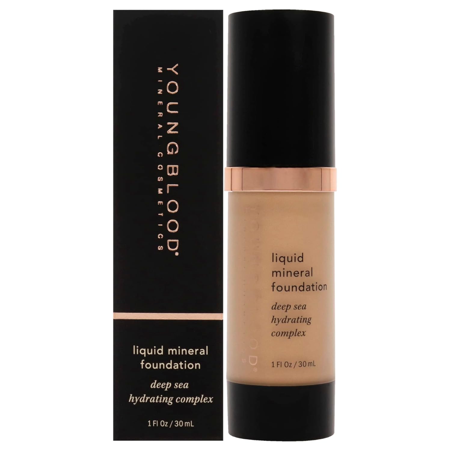 Youngblood Liquid Mineral Foundation, Sun Kissed | Lightweight, Dewy Full Coverage Makeup for Dry Skin | Poreless, Flawless Tinted Glow | Vegan, Cruelty Free, Gluten-Free - Image 7
