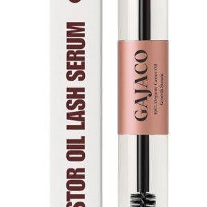 Organic Castor Oil Eyelash Growth Serum For Eyelashes and Eyebrows with Mascara Tube Filled with Premium Cold Pressed, Hexane Free Castor Oil