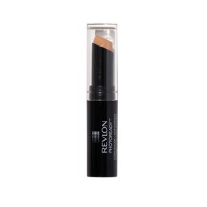 Revlon Concealer Stick, PhotoReady Face Makeup for All Skin Types, Longwear Medium- Full Coverage with Creamy Finish, Lightweight Formula, 004 Medium, 0.11 Oz
