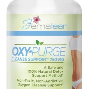 Oxy-Purge 750 mg 60 Vcaps - Natural Magnesium Oxide Oxygen Based Colon Cleanse Gentle Laxative Supports Healthy Digestive Tract Regularity