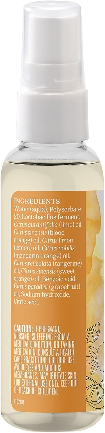 Aura Cacia Citrus Burst Toilet Spray 2 Fl. oz. - Light Aroma, No Synthetic Fragrances - Image 2